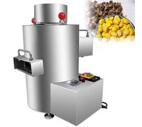 BESTXH Pelatrice per Castagne, Macchina Automatica per Pelare Le Castagne, Pelatrice per Castagne in Acciaio Inox, Pelatrice per Castagne Professionale,Argento,12 Blades