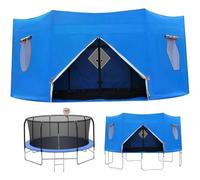 BESTXH Telo di Copertura per Trampolino, Tenda di Copertura Resistente alle Intemperie, Impermeabile E Resistente all'Acqua, Teli di Copertura Rotondi per Trampolini,02,10FT