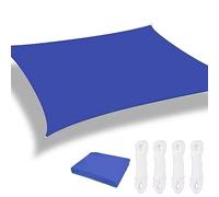 BESTXH Vela Ombreggiante, Vela Ombreggiante Rettangolare Impermeabile, Protezione Solare, Impermeabile, Corde di Montaggio Incluse, Protezione UV al 95% per Esterni, Patio,06,4x4m