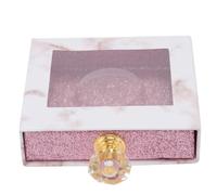 BESTYASH 1 Pezzo Scatola per ciglia quadrate custodia portaciglia conservazione dell'imballaggio delle ciglia frustata custodia per ciglia vuota estrarre la custodia per ciglia cartone rosa