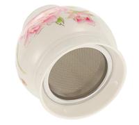 BESTYASH 1 Pezzo tazza raschiante Massaggiatore Gua Sha strumento per bruciare il cono di moxa bruciatore moxa portatile vaso da massaggio vaso di moxibustione ceramica rosa