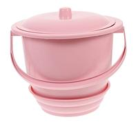 BESTYASH 1 Pz Secchio Di Urina Addensato Vasino Per Urina Pattumiere Da Bagno Con Coperchio Orinatoio Portatile Vasi Da Notte Tazza Per Fare Formazione Rosa Plastica