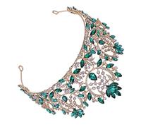 BESTYASH 1 Pz Tiara Da Sposa Da Donna Fasce Per Da Sposa Per La Sposa Tiare Da Sposa Per La Sposa Da Principessa Barocca Gioielli Per Da Sposa Da Sposa