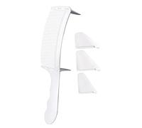 BESTYASH 1 Set Pettine Per Il Posizionamento Dei Barbiere Pettini Pettine Da Parrucchiere Per Acconciature Di Acconciatura Uomini Curvo Resina Bianca