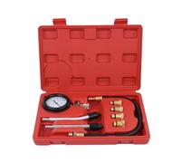 BESTYASH 1 set Tester Compressione Multi per Motocicli e Auto Manometro per Gas con Adattatore e Riparazione Include Valvole per Misurazioni Accurate Custodia per Trasporto Sicuro