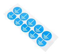 BESTYASH 10 Pezzi Etichette Adesive Segnaletica di Messa Terra per Attrezzature Elettriche Resistente ad Olio e Acqua Durevole Facile da Applicare per Pannelli Industriali e Macchinari