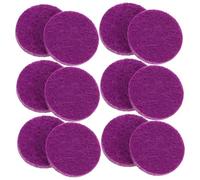 BESTYASH 100 Pezzi Aromaterapia Diffuser Pads Ricarica Tonde per Ciondolo Profumo Auto Aroma Locket Refill Pads