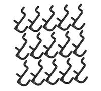 BESTYASH 100 Pezzi Ganci per Pannello in Plastica Resistente Organizer da Parete per Attrezzi da Garage e Officina Supporto per Utensili Ganci Portaspazzole per Cucina e Laboratorio