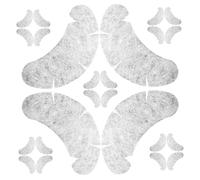 BESTYASH 100 Pezzi Nastri Adesivi a Forma di V per Extension 7X4 CM in Materiale Tessile Facile da Staccare per Make Up Artist e Applicazioni in Studi Cosmetici
