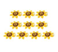 BESTYASH 10pezzi Fermagli Laterali Forma di Girasole e Forcine Floreali all Uncinetto Fermagli per Capelli Forma di Fiore Hawaiano Accessori per Capelli Hawaiani per Donna