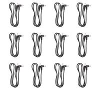 BESTYASH 12 Pezzi Cavi di Alimentazione Dc 5.5 X 2.1mm per Pedali Chitarra Elettrica, Accessori per Pedali Effetto, Cavi Sostitutivi da 60 Cm per Strumenti Musicali Live e Studio
