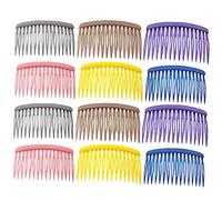 BESTYASH 12pezzi Pettini Laterali per Capelli Pettini Portatili per Styling da Parrucchiere Solidi e Resistenti Colore Casuale