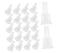 BESTYASH 150 pezzi Tappo Bottiglia Olio Essenziale con Tappi Interni in Alluminio Resistenti Tappi Vite con Dosatore Goccia per Flaconi Chiusura Sicura Antileak per Oli Essenziali