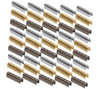 BESTYASH 150pezzi Punte Percci Delle Scarpe in Metallo Suggerimenti Pratici Per Riparazione Dei Lacci Delle Scarpe Estremità Dei Lacci Delle