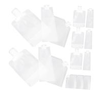 BESTYASH 15pezzi Borse Per Crema Visage Riutilizzabili Sacchetti Multi-funzione Per Cosmetici Con Distributore Squeeze Kit Da Viaggio Con Borse Per Lozione