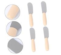 BESTYASH 16 pezzi Spatole per Crema Acciaio Inossidabile Ergonomico Utensili per e Dessert Facili da Usare e Resistenti