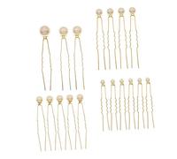 BESTYASH 18pezzi Forcine per Chignon Perle Fermagli per Capelli da Sposa Accessori per Capelli da Sposa Bastoncini per Lunghi per Matrimoni e Occasioni Speciali