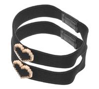 BESTYASH 1paio Cinghie Elastiche Antiscivolo Per Scarpe Basse Straps Regolabili Per Bambine Accessori Decorativi Con Cuore Per Prevenire La Caduta Delle Scarpe Facili Da Indossare e