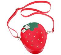 BESTYASH 1pezzi Borsa Tracolla Forma Di Fragola Per Borsetta Piccola Pu Portamonete Per Shopping e Feste Design Adorabile e Funzionale Per Regalare e Usare Nel Weekend