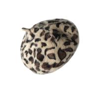 BESTYASH 1pezzi Cappello Stampa Maculata Donna Autunno Inverno Basco Resistente Caldo Comfort Protezione Solare Shopping Viaggio Moda