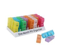 BESTYASH 1pezzi Organizzatore Mensile Per Medicinali Custodia Portatile Di Conservazione Contenitore Di Stoccaggio Elegante