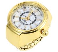 BESTYASH 1pezzi Orologio Ad Moda Mini Orologio Al Accessori Per Donne e Dorato Grandi Per Vedere Regalo o Decorazione