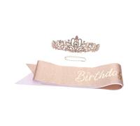 BESTYASH 1set Coroncina e Fascia Per Compleanno Accessori Per Decorazioni Per e Ragazze Glamour Celebrazioni Speciali