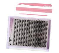 BESTYASH 1sets Ciglia Singole Kit Con Per Extension Ciglia Te Adesivo Per Ciuffo Pinzette Per Per Domestico Strumenti Per Extension