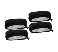 BESTYASH 2 Paia Manicotto della stampella dell'ascella cuscinetto ascellare ispessito supporto imbottitura ascellare traspirante copertura ascellare compatta Black