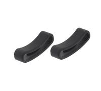 BESTYASH 2 Pezzi Anello Fermacinturino in Gomma Nero Anti-caduta Facile da Usare per Cinturini Orologi Smartwatch Compatibili Modelli Outdoor Core