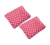 BESTYASH 2 Pezzi Borsa Organizer Makeup Stile Checkered Pouches Stoccaggio per Cosmetici e Accessori per Viaggi e Ampia Capacità e Design
