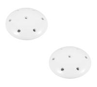 BESTYASH 2 Pezzi coperchio in ceramica filtro orinale deodorante con sanitario tappo per orinatoi coperchio dello scarico dell'orinatoio tappi per filtri per orinatoi bianca
