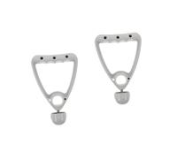 BESTYASH 2 Pezzi Della Maniglia Per Supporto Per Infusione Parti Del Supporto Per Infusione Maniglia Del Supporto Per Infusione Di Plastica Grey Abs