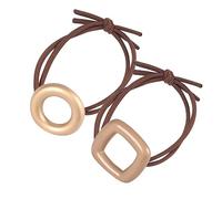 BESTYASH 2 Pezzi Elastico Ad Anelli Per Della Ragazza Cravatta Per in Lega Corda Per Per Elastici Per Per Caffè