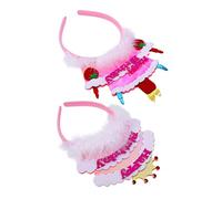 BESTYASH 2 Pezzi Fasce per Feste Compleanno Decorazioni per Colorate Accessori per Party e Cosplay Comode e Leggere per Celebrazioni e Foto Memorabili