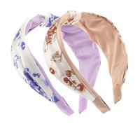BESTYASH 2 Pezzi Fascper Donne Fasce Larghe Decorative Stile Chic per Acconciature e Make Up per Sportivo
