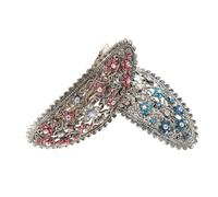 BESTYASH 2 Pezzi French Hair Pins Vintage Style Lightweight Spring Barrettes For Women Decorative Retro Hair Clips And Comfortable For Daily And Special Occasions