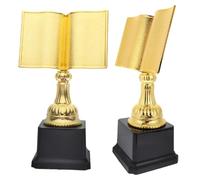 BESTYASH 2 Pezzi Grande Oro a Forma in Plastica per Concorso di Scolastica, Premio e Motivante per Studenti