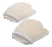 BESTYASH 2 pezzi Guanti da Bagno Loofah Naturali Guanto Esfoliante Corpo Morbido e Super Stretch per Doccia e Sauna Adatto Donne Uomini e Facilmente Lavabile e Schiumogeno