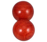 BESTYASH 2 Pezzi pallamano fitness palla da ballo massaggio pallamano palla da esercizio palla da massaggio alle Palline per massaggio alle palla fitness cinese da polso Di legno
