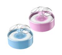 BESTYASH 2 Pezzi Pazzo in Di Piumino e Contenitore Per La Cipria Contenitore Per Per Il Corpo Piumino Da Cipria Soffio Di Pressato Cipria Per Il Corpo Pp