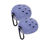 BESTYASH 2 Pezzi Scatola Di Conservazione Delle Uova Di Bellezza Polvere Pastiglie Spugne Compatto Portatile Porta Di Spugna Viaggio Per Titolare Del Gonfiore Gel Di Silice Viola,porpora