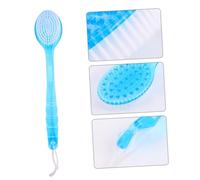 BESTYASH 2 Pezzi Set di pennelli per doccia hair brush spazzola massaggiante cuoio capelluto spazzola doccia spazzola massaggio cuoio capelluto spazzola per la pulizia della testina Blue