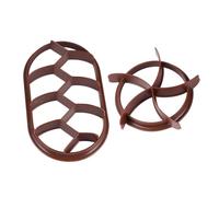BESTYASH 2 pezzi Stampi per Pane Rotondi e Ovali in Plastica Utensili da Forno Ecologici per Dolci Muffin e Pasta Modellabile Facili da per Uso e Professionale