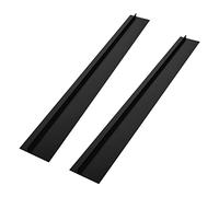 BESTYASH 2 pezzi Striscia Sigillatura Silicone per Cucina da e Facile da Installare Copertura per Fessure tra Piano e Nero