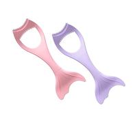 BESTYASH 2 pezzi Strumenti Occhi Silicone Accessori Eyeliner e Mascara Resistenti Design Ergonomico Adatto Principianti e Professionisti Facile e Riutilizzabile per Donne