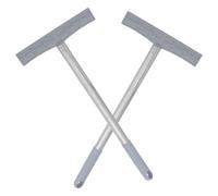 BESTYASH 2 Pezzi Supporto per Cartello Elettorale Portatile con Asta 17 | Metallo e Plastico, Base Rinforzata e Impugnatura Antiscivolo, Spessore Fessura 5mm per Esterni