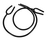 BESTYASH 2 pezzi Tubo Ricambio Fonendoscopio Y Tubo Flessibile Nero per Stetoscopio Veterinario e Clinico Compatibile Maggior Parte dei Modelli per Diagnosi Precise