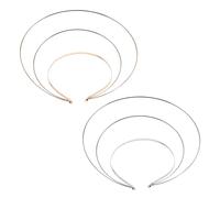 BESTYASH 2 Pezzi Vergine Chiesa a Fascia Fasce Della Dea Fasce D'oro Fascia D'oro Artigianale Fai Da Te Copricapo Costume Da Angelo Copricapo Da Sposa Da Sposa Ferro Da Stiro