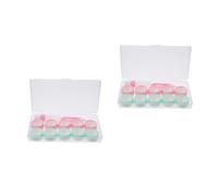 BESTYASH 2 Set Contenitori per Scatola Viaggio Facile Aprire per Myopia e Regali Accessorio Pratico